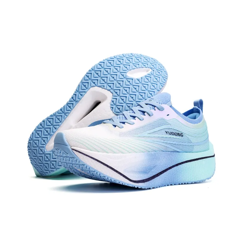 YUDONG Running Shoes Men Low Top White-5