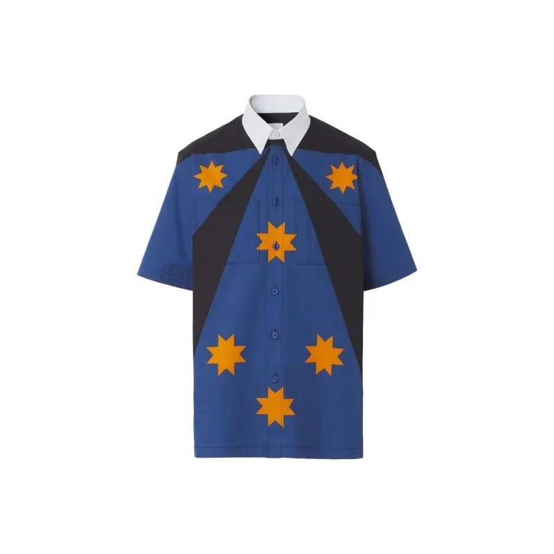 Burberry Star Detail Short Sleeve Shirt-0