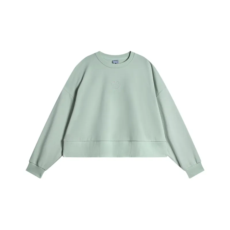 RIGORER Cropped Crew Neck Pullover Sweatshirt Unisex-2
