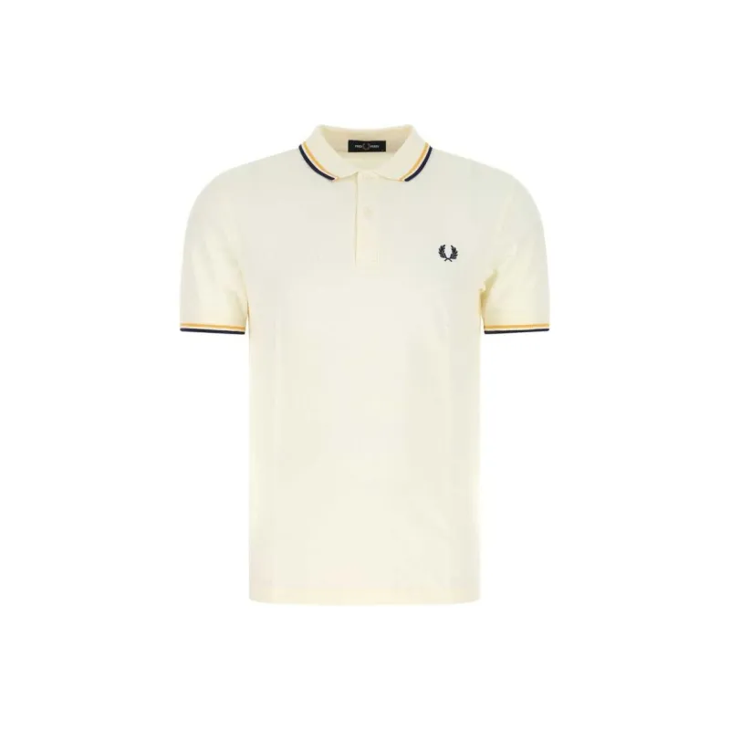 FRED PERRY Polo Shirts Men Ecru-0