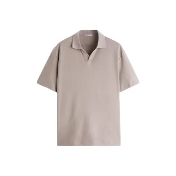 ZARA Polo Shirt Men's Maroon Fuchsia
