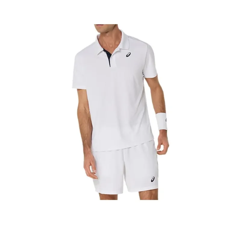Asics Polo Shirts Men White-0