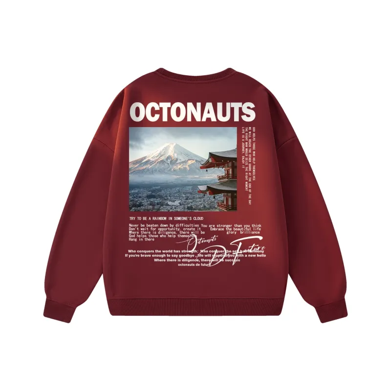 Small Columns Under The Sea Sweatshirt Unisex-14