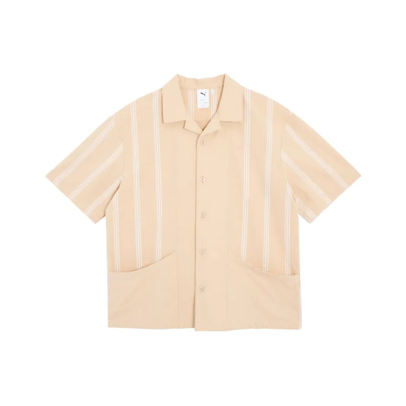 PUMA APRES COURT SS24 Shirt Unisex Pine Sand-0