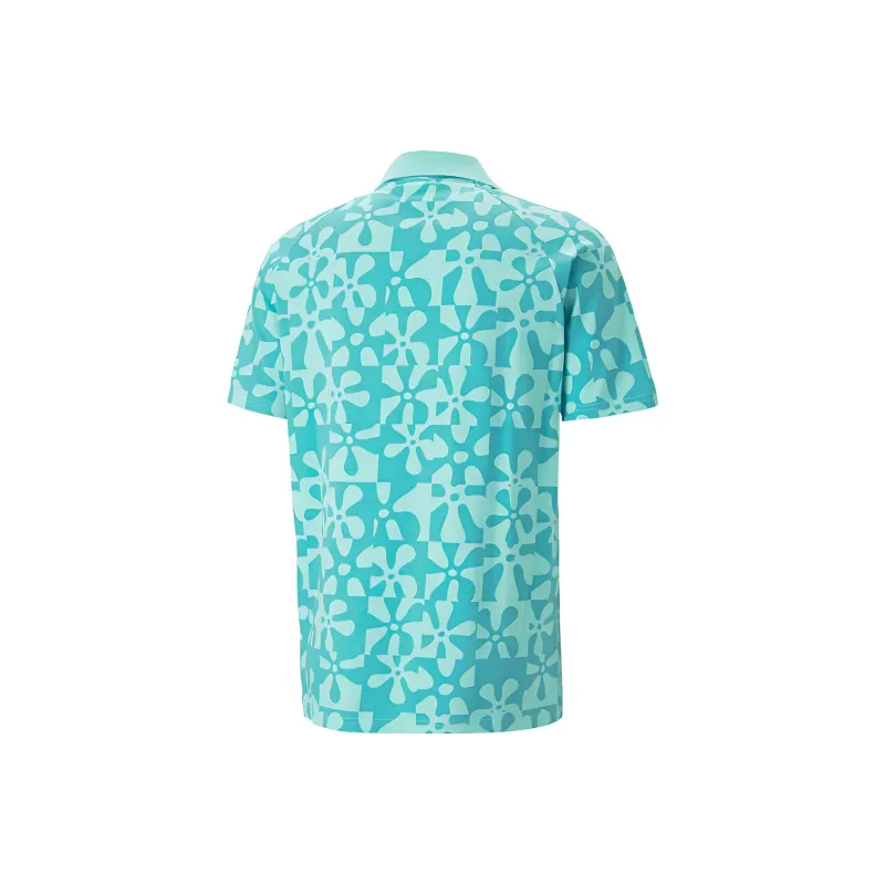 PUMA Polo Shirts Unisex Mint Green-1