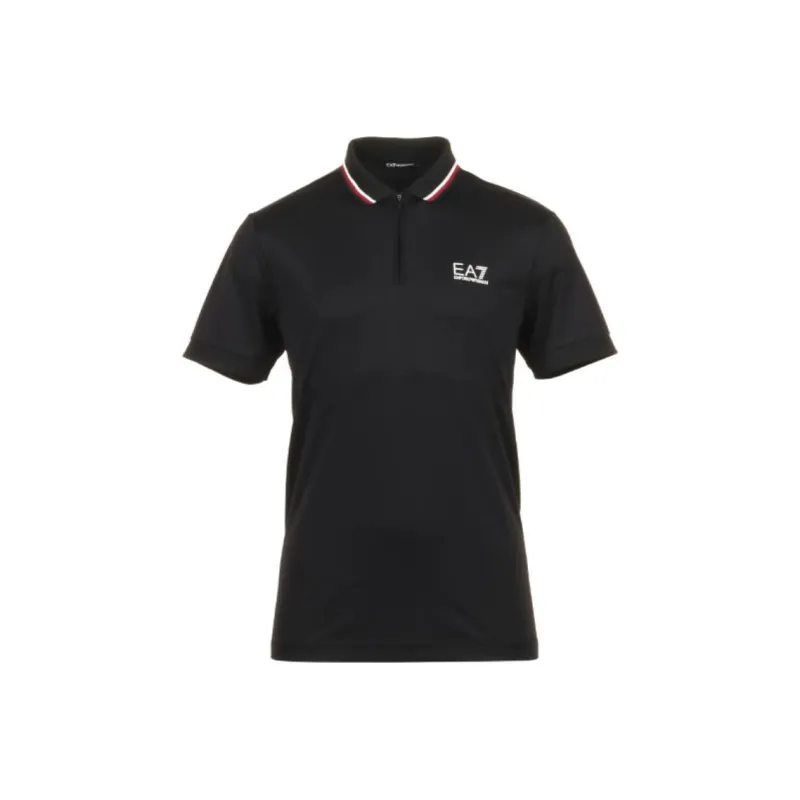 EMPORIO ARMANI Raised logo Polo Shirt-0
