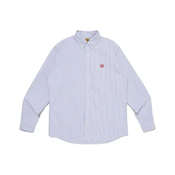 HUMAN MADE Logo appliqué Striped Shirt