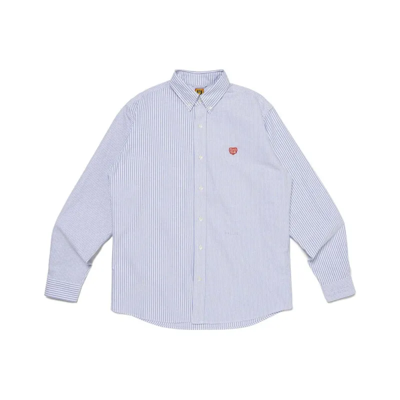 HUMAN MADE Logo-appliqué Striped Shirt-0