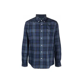 BARBOUR Tartan-print Button-up Shirt