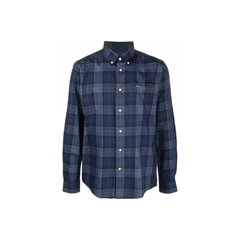BARBOUR Tartan-print Button-up Shirt-0
