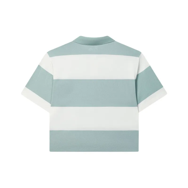 FILA x MAISON KITSUNE ORIGINALE Polo Shirt Women's Fruit Gray Green GN-1