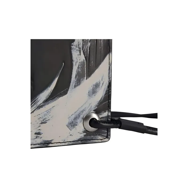 Adidas Y 3 Collaboration Leather Card Holder Regular Unisex Black-3