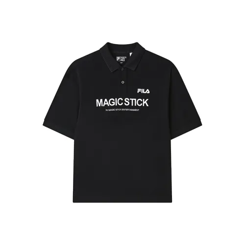 FILA Polo Shirts Men Jet Black