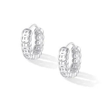 ETAHLOVE Sterling Silver Earrings Unisex