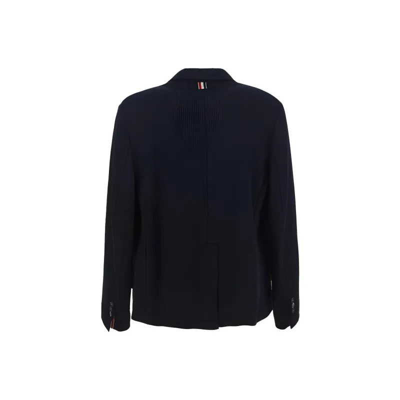 THOM BROWNE 4 Bar Striped Single Breasted Blazer-1