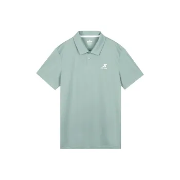XTEP Variety Training Collection Polo Shirt Men's Misty Gray