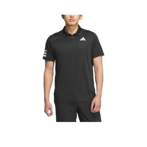 Adidas CLUB TENNIS 3-STRIPES Polo Shirt Men's Black/White