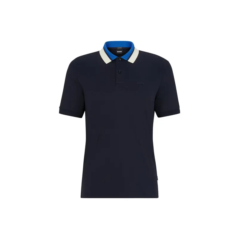 HUGO BOSS Polo Shirts Men Navy Blue-0