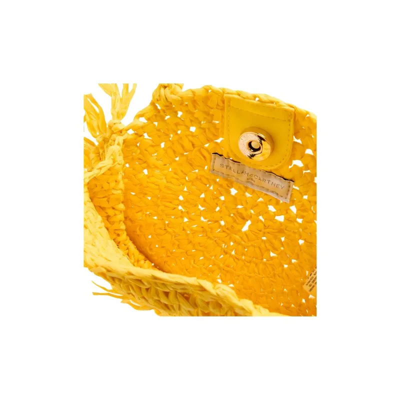 Stella McCartney Raffia Handbag Regular Kids' Yellow-4