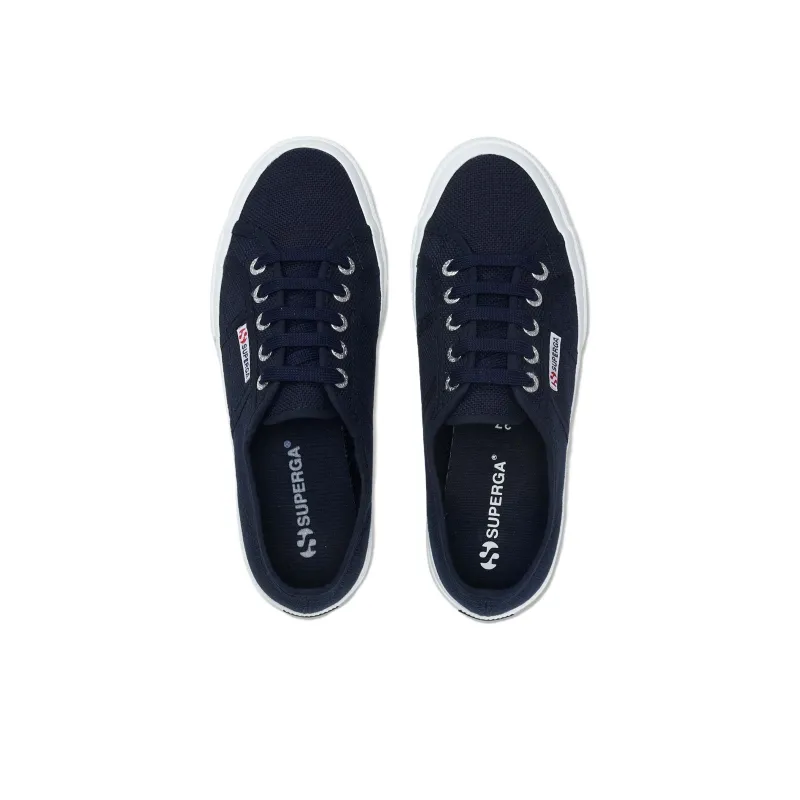 SUPERGA 2750 Cotu Low Top Canvas Shoes Unisex Blue White-3