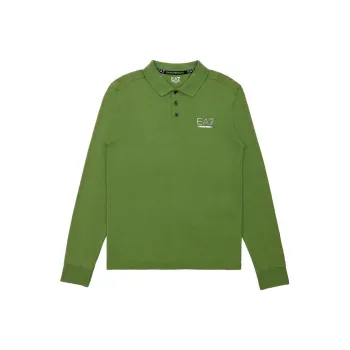 EMPORIO ARMANI EA7 Polo Shirts Men Green