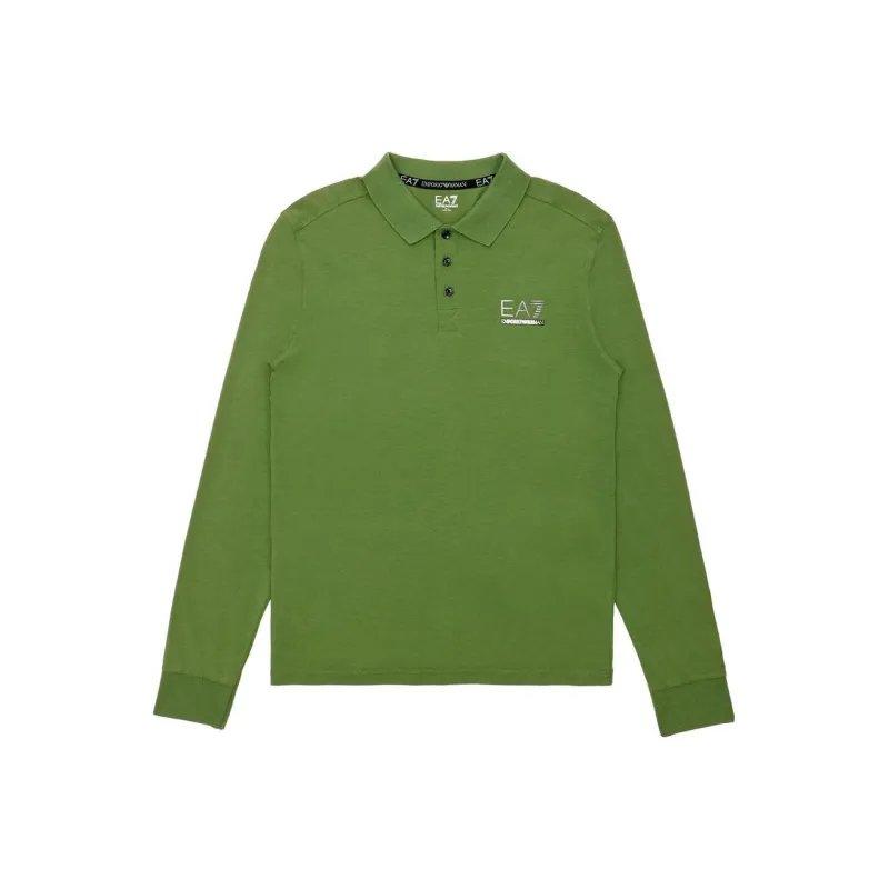 EMPORIO ARMANI EA7 Polo Shirts Men Green-0
