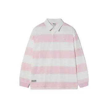FILA Polo Shirts Unisex Pink