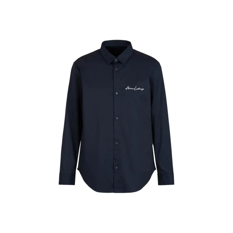 ARMANI EXCHANGE Logo embroidered Shirt-0