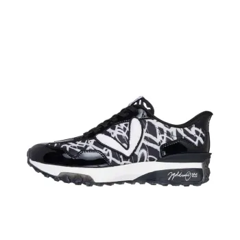 James Goldcrown x Skechers Anti Slip Wear Resistant Low Top Casual Shoes Women's Black