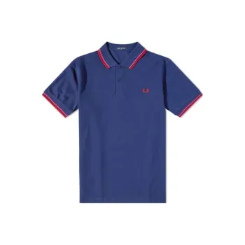 FRED PERRY Polo Shirt Men's Marine Blue