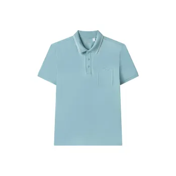 FILA Polo Shirt Men's Bamboo Prosperity Blue