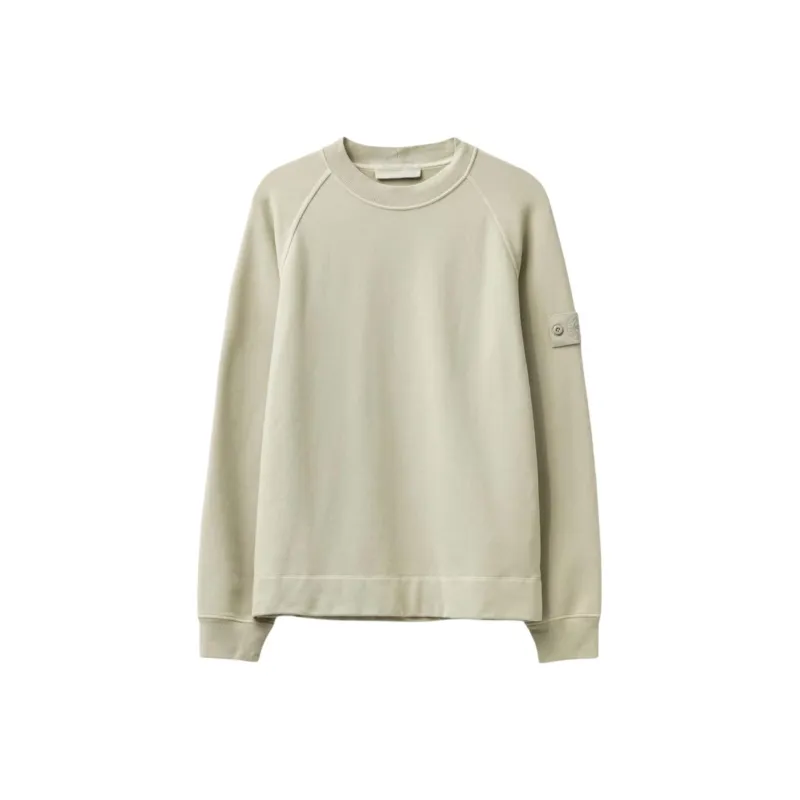 STONE ISLAND Logo Patch Crewneck Sweatshirt-0