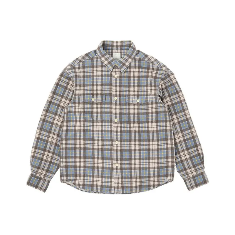 Visvim Plaid-check Flannel Shirt-0