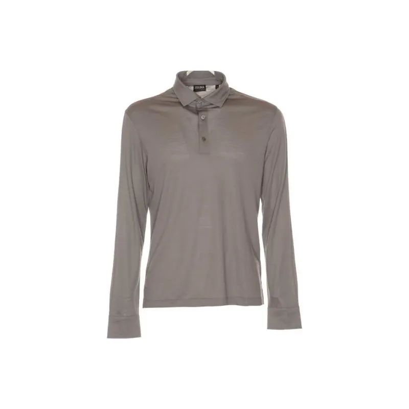 Zzegna Polo Shirts Men Khaki-0