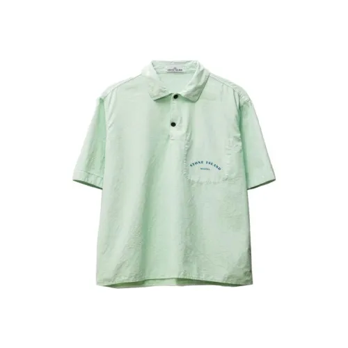 STONE ISLAND Collared Button-Up Shirt