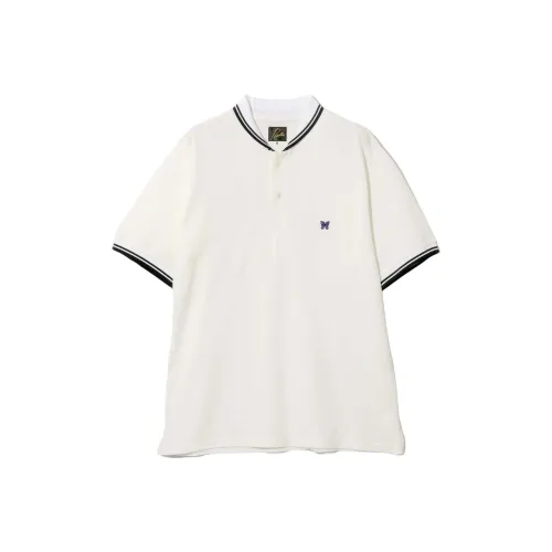 Needles FW24 Polo Shirt Unisex White