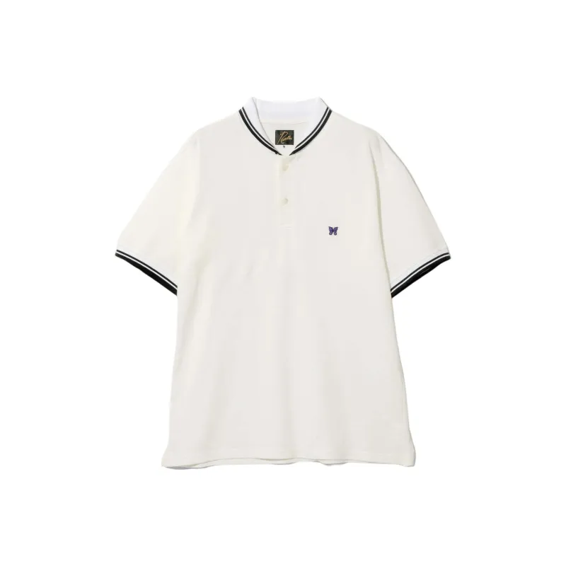 Needles FW24 Polo Shirt Unisex White-0