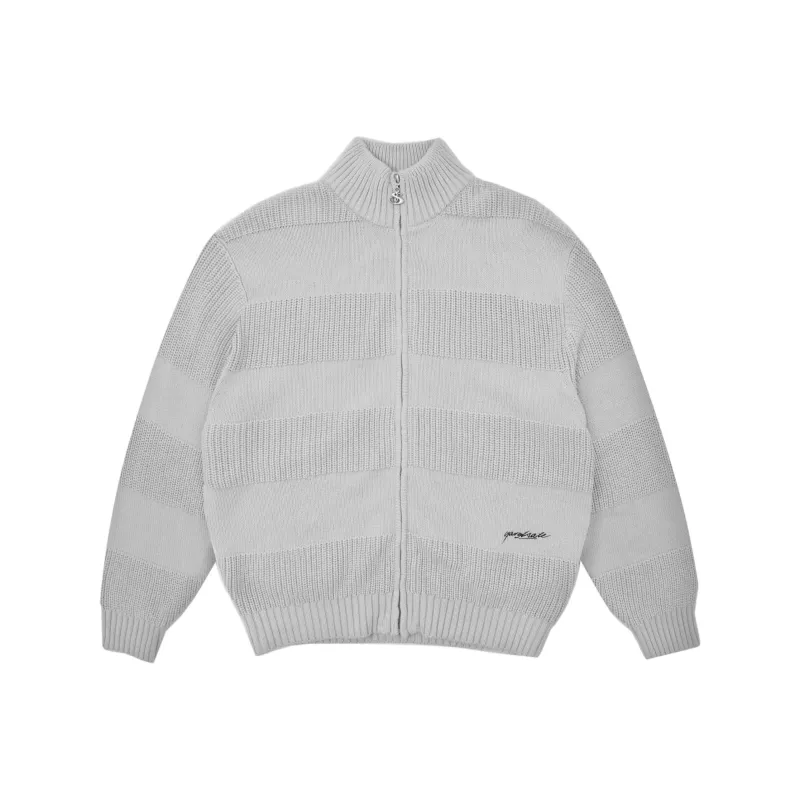 YARDSALE SS25 Phantasy Knitted Cardigan Grey Knitwear Unisex Gray-0