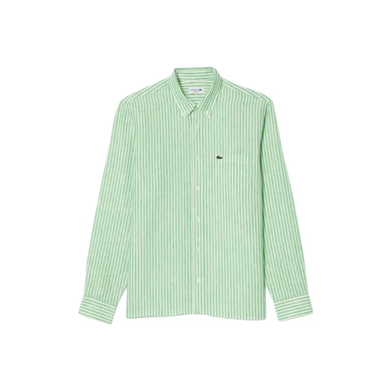 LACOSTE Striped Linen Shirt-0
