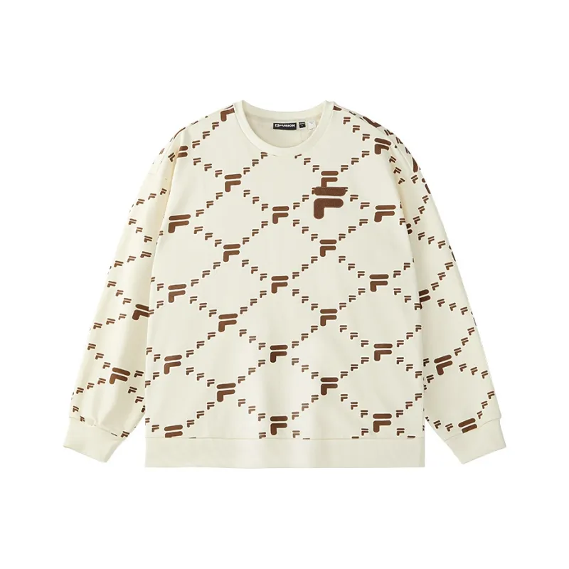 FILA FUSION FOB Sweatshirt Unisex Antique Style White-0