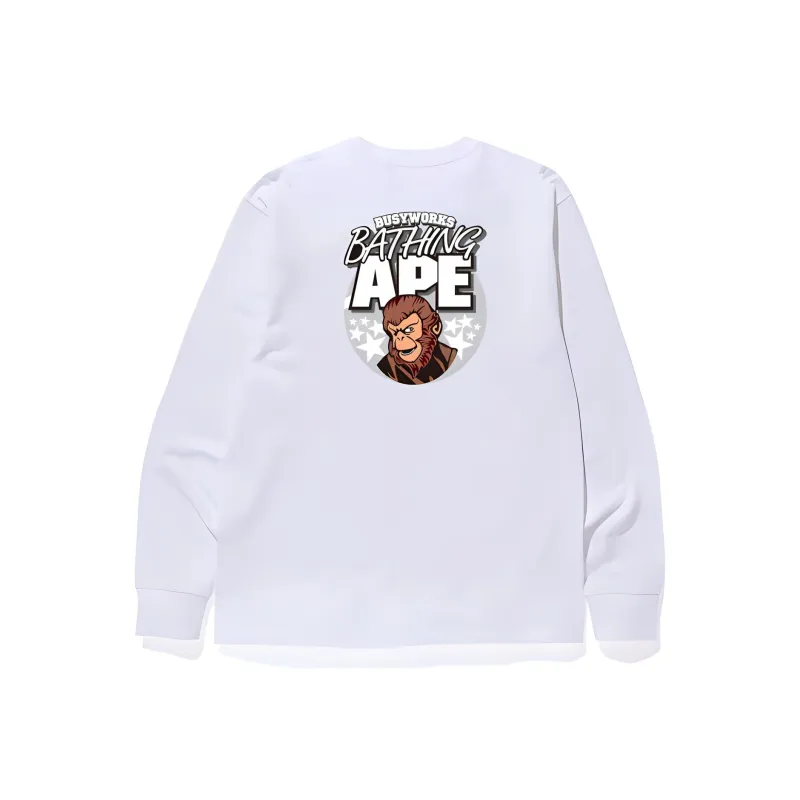 Bape Ape Graphic L/S Tee-3