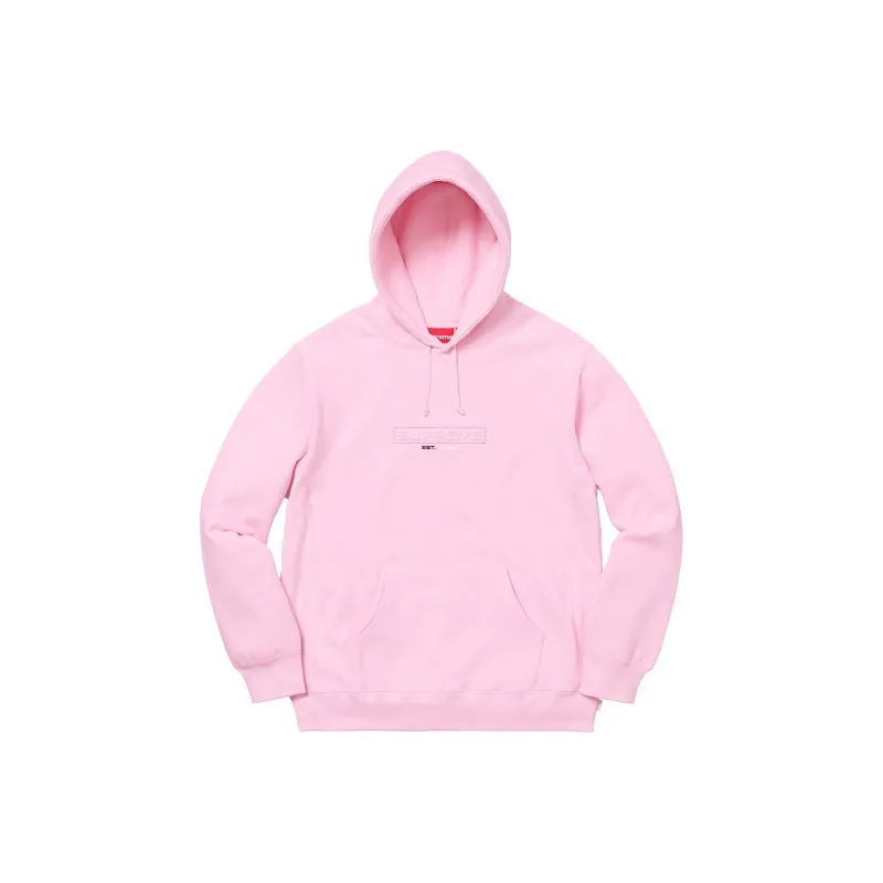 Supreme Embossed Logo Hooded Sweatshirt SS18-2