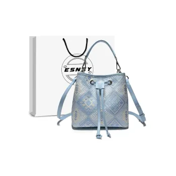 ESNSY Zhuangjin Handbag Women's Blue