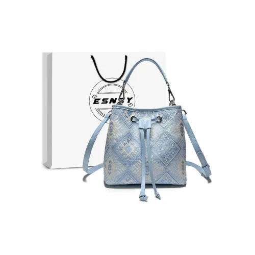 ESNSY Zhuangjin Handbag Women's Blue