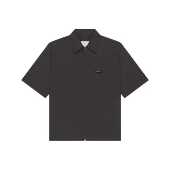 Givenchy Logo Patch Short Sleeved Shirt