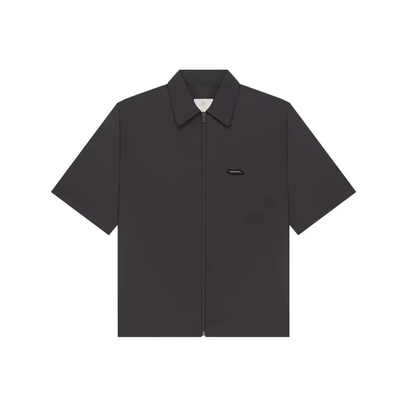 Givenchy Logo Patch Short Sleeved Shirt-0