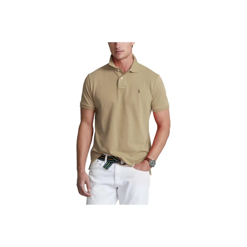 Polo Ralph Lauren SS23 Polo Shirt Men's Khaki-0