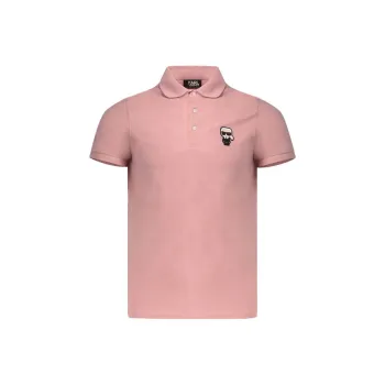 KARL LAGERFELD / Karl Lagerfeld Jeans Polo Shirts Men Pink