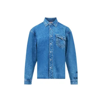 TRUE RELIGION FW24 Shirt Men's Blue
