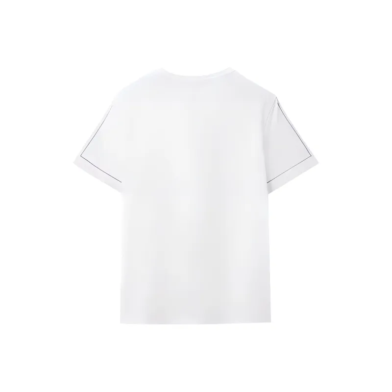 HLA T-Shirts Men Ecru Pattern N5-1
